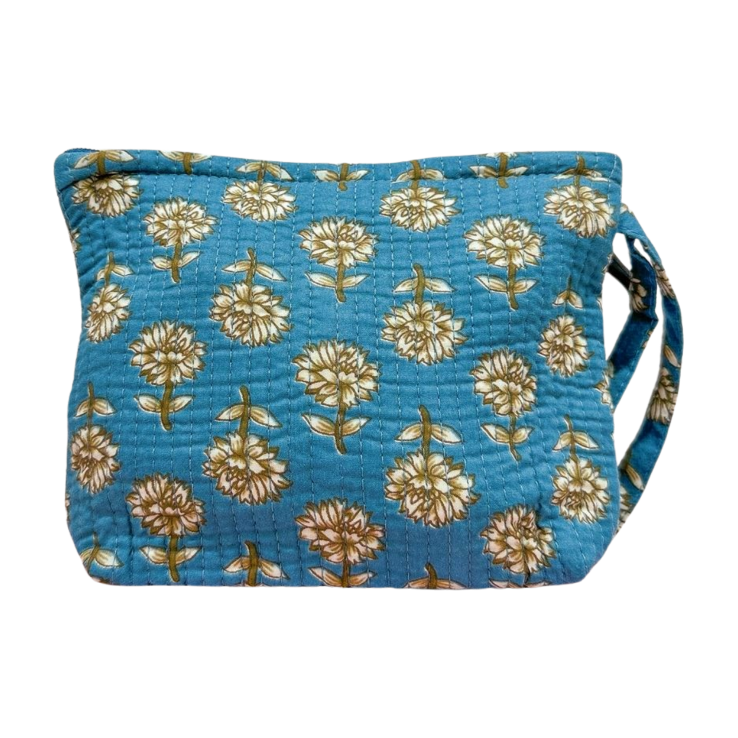 Ethnic trapezoid toiletry bag