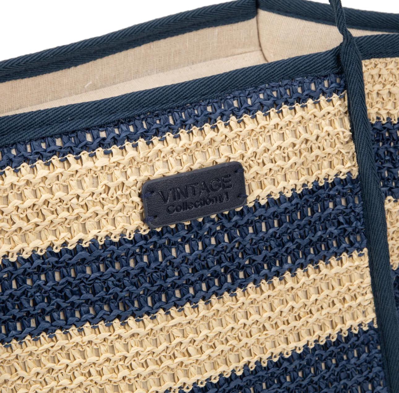 Bolso rafia Ana azul