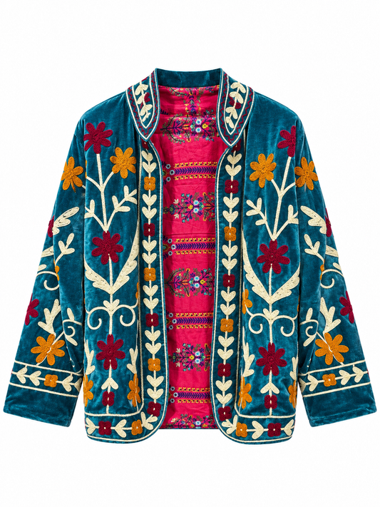 Chaqueta Turquesa India