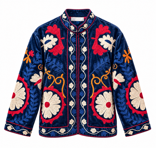 Chaqueta azul India