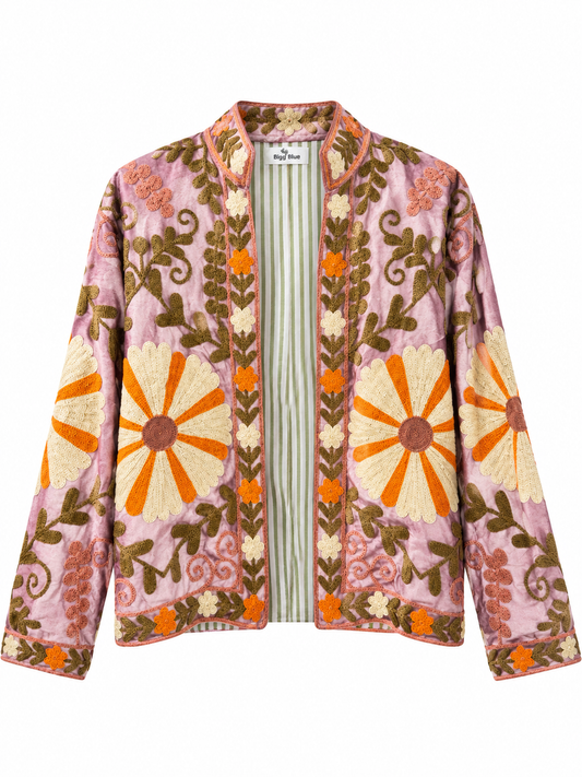 Chaqueta rosa India