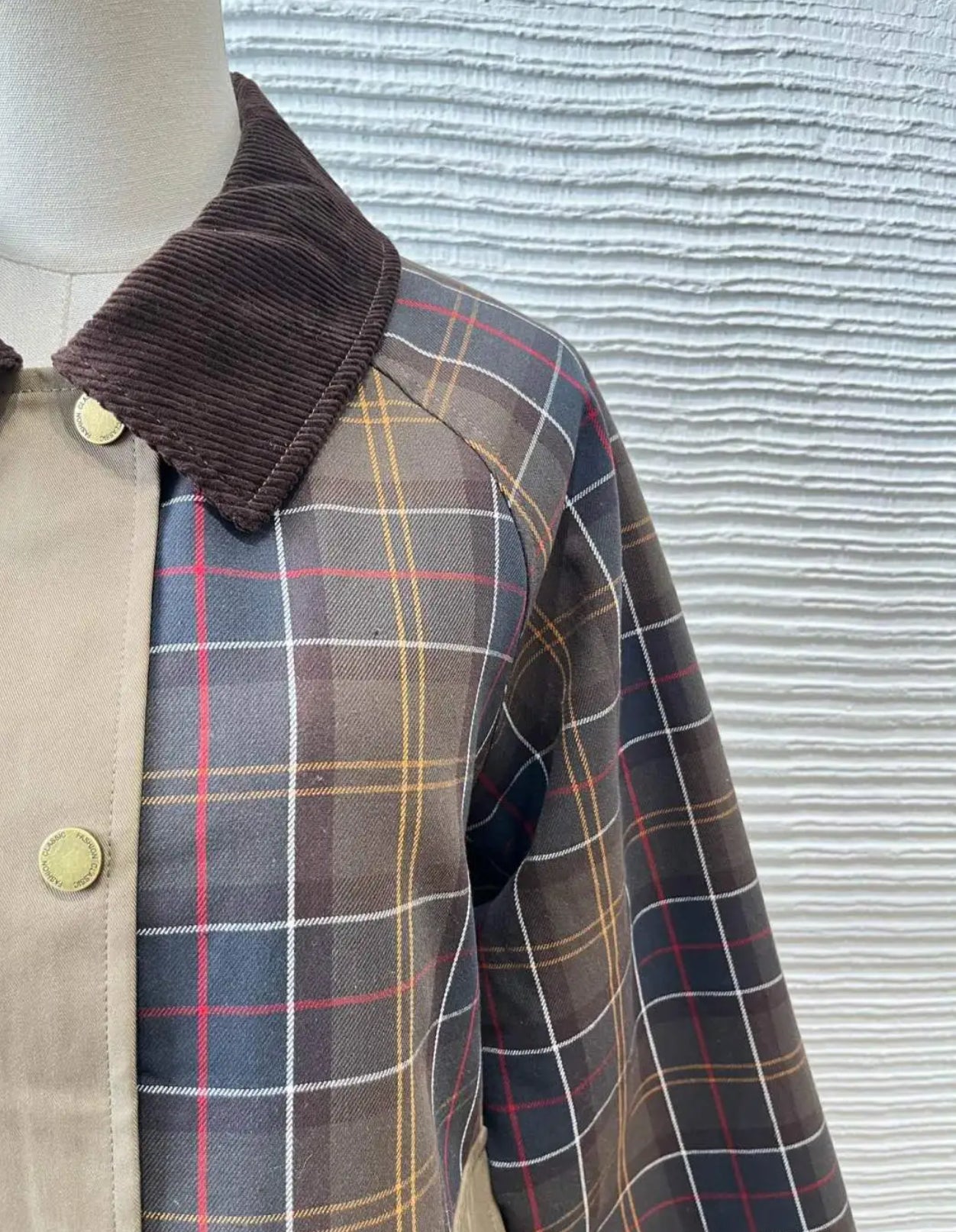 Chaqueta tartan