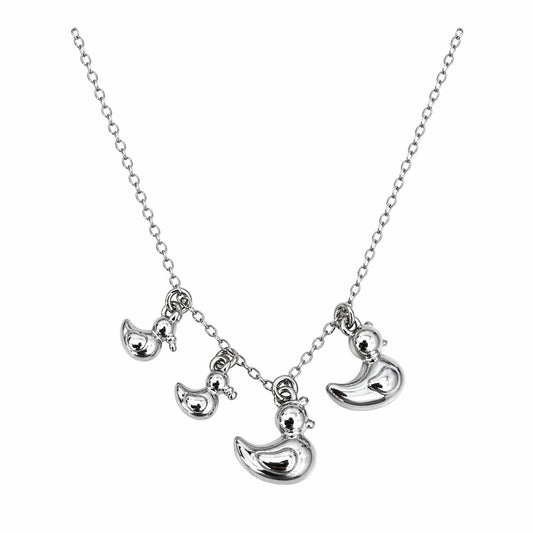 Collar Mamá + Papá + 3 patitos
