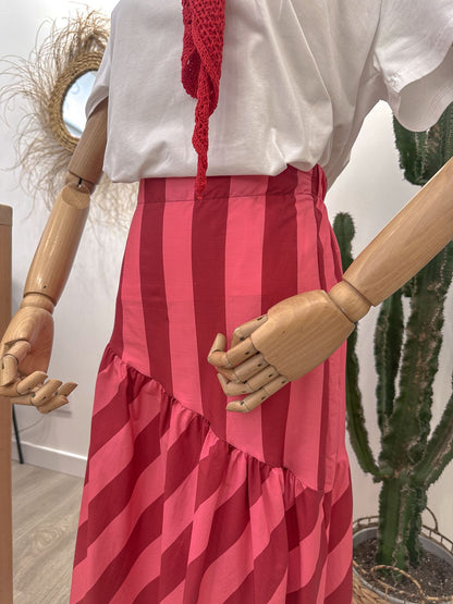 Falda rayas