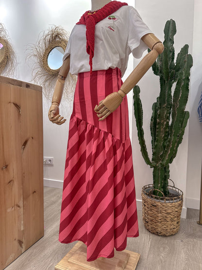 Falda rayas