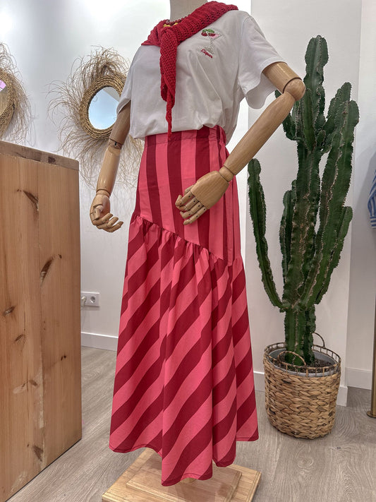 Falda rayas
