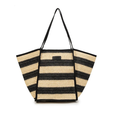 Bolso rafia Ana negro