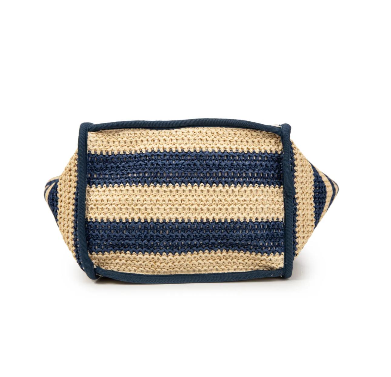 Bolso rafia Ana azul