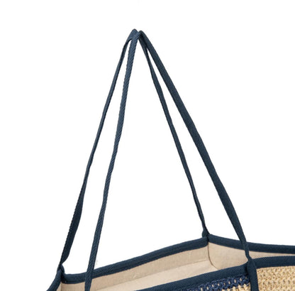 Bolso rafia Ana azul