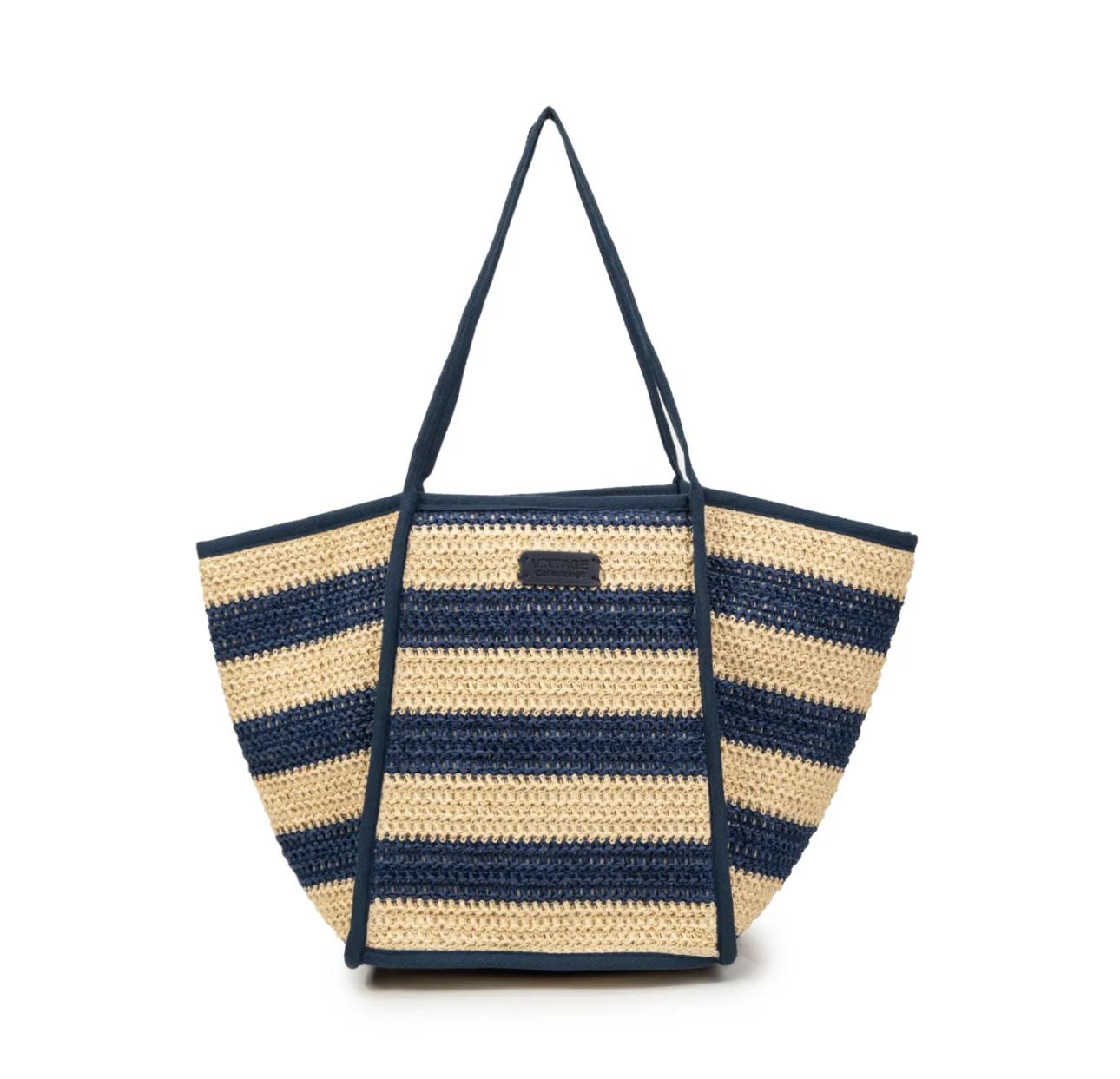 Bolso rafia Ana azul
