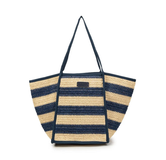 Bolso rafia Ana azul