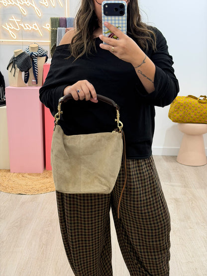 Bolso Bucket Beige